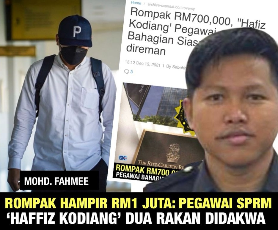 Rompak Hampir RM1 Juta Pegawai SPRM Haffiz Kodiang Dua Pegawai Didakwa