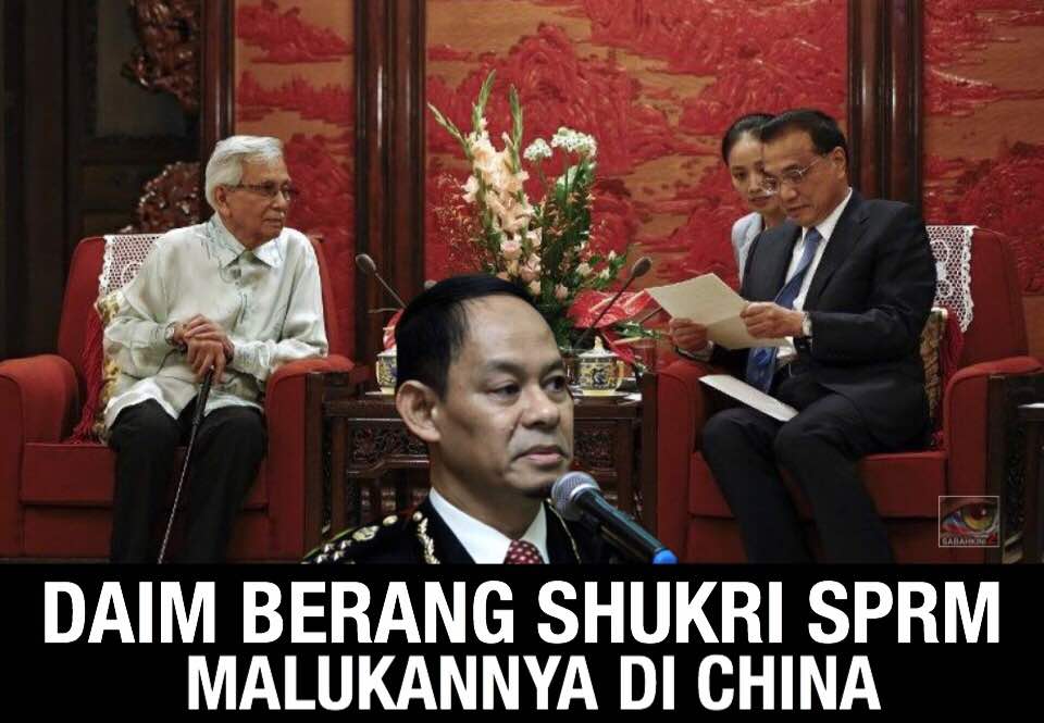 Daim berang dengan Shukri KP SPRM malukannya di China