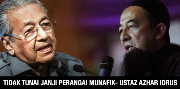 (VIDEO) Ustaz Azhar Idrus kata PH munafik dan perli Dr Mahathir