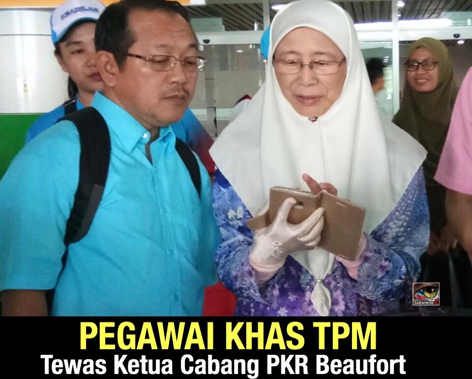  Pegawai Khas TPM tewas Ketua Cabang PKR Beaufort anggap kekalahan luar dugaan