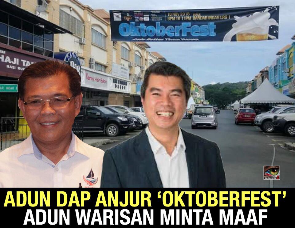 Adun DAP anjur Pesta Arak 'Oktoberfest' Pembantu Menteri 'Warisan' minta maaf
