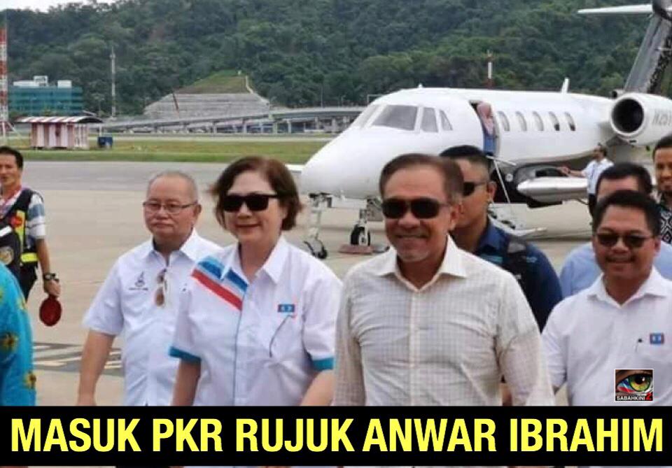 Tubuhlah parti baharu kalau masuk PKR saya rujuk Anwar Ibrahim-Christina