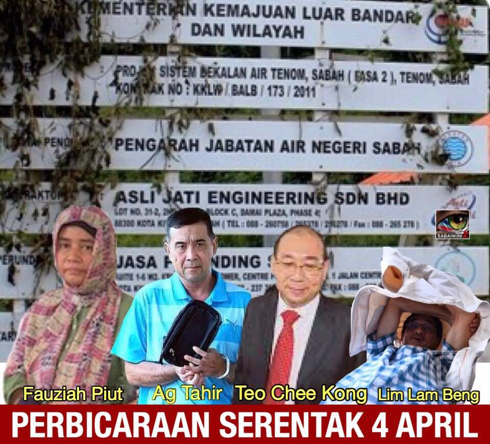 Skandal air Sabah: Akhirnya semua dibicara serentak mulai 4 April