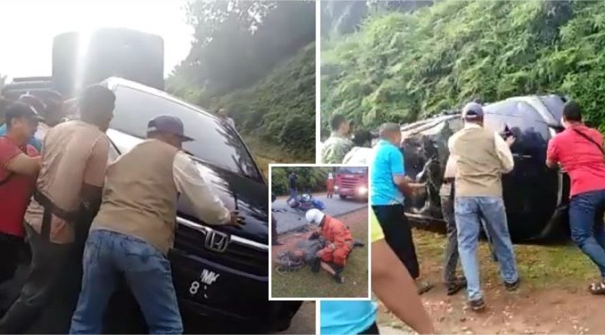 (VIDEO) Bukan 'isu rasis' kereta rosak diterbalikkan punca kemalangan 