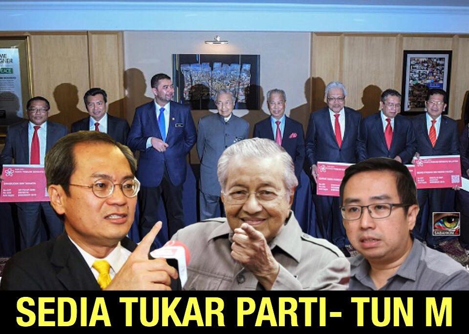 DAP kata sampah, PKR kecewa, Tun M kata sedia tukar parti