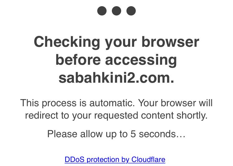 DDoS Protection untuk Portal Sabahkini2.com