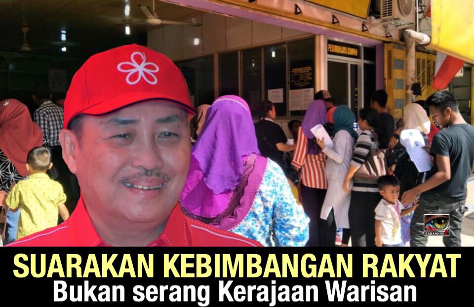  Saya suarakan kebimbangan rakyat Sabah bukan serang Kerajaan Warisan- Hajiji