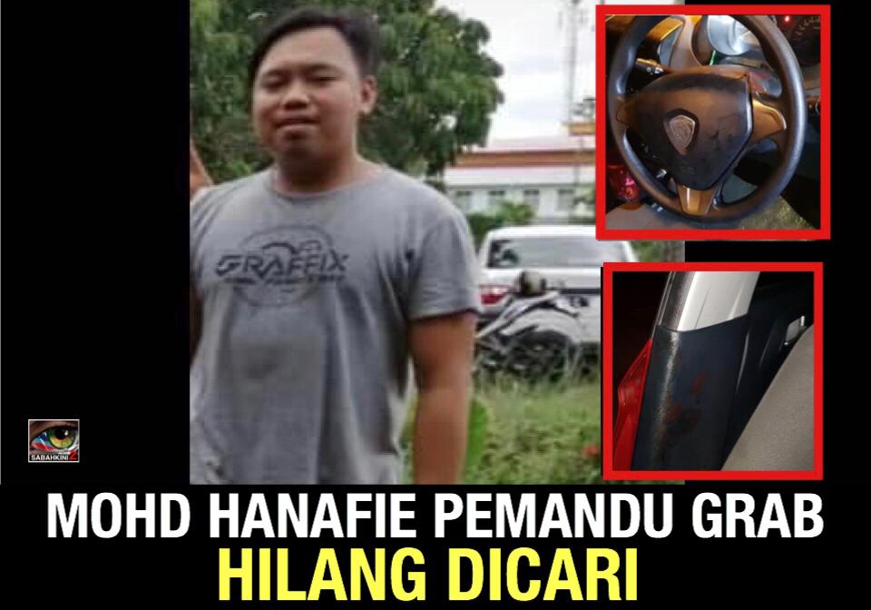 Pemandu Grab Mohd Hanafie hilang dicari
