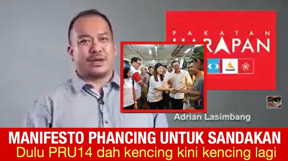 [VIDEO] Jom tonton video kencing ‘Manifesto PH Sabah’ untuk tolak DAP PRK Sandakan