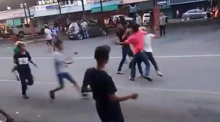 (VIDEO) Lagi pergaduhan libatkan warga asing di Sabah