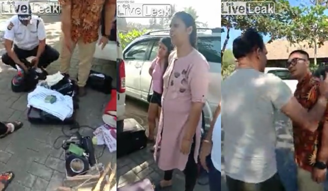 (VIDEO) Keluarga India kantoi mencuri barangan hotel di Bali