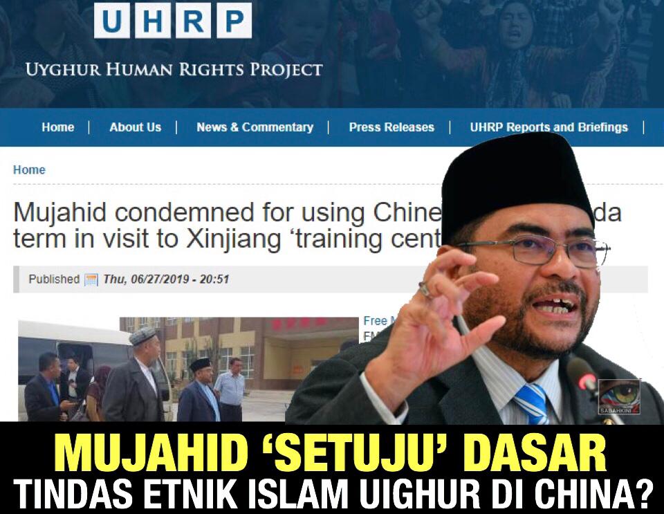 Puji China perangi keganasan: Mujahid ‘setuju’ dasar tindas Etnik Islam Uighur?