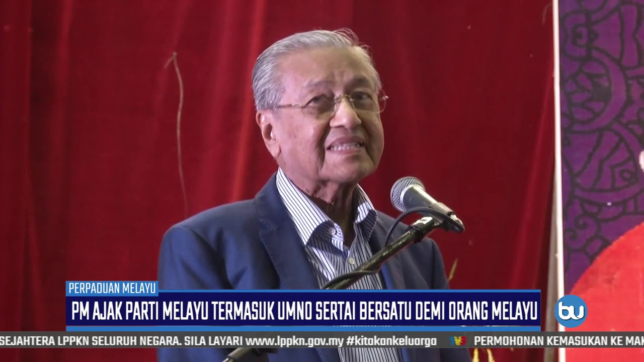 (VIDEO) Tun M ajak parti Melayu termasuk UMNO bergabung dengan Bersatu