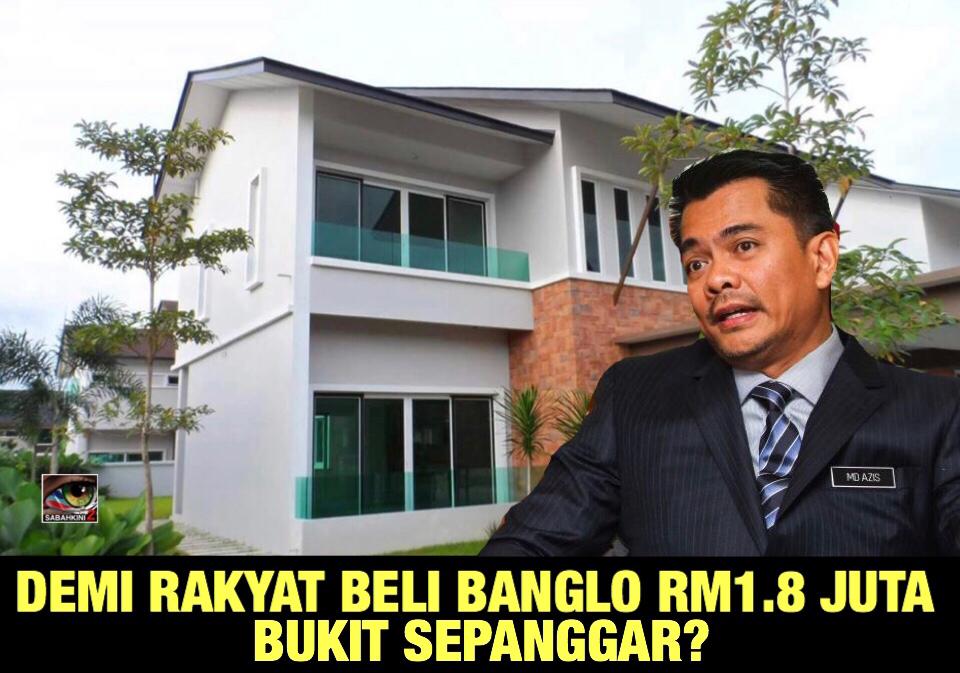 Timbalan Menteri beli rumah banglo RM1.8 juta di Bukit Sepanggar?