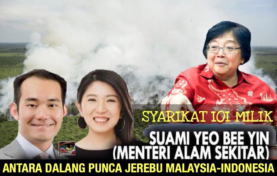 Syarikat IOI milik suami Menteri DAP antara dalang punca jerebu Malaysia-Indonesia