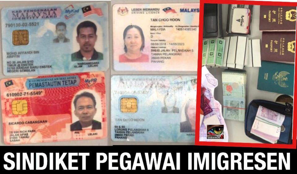 Kini Pegawai Imigresen pula sindiket passport warga asing