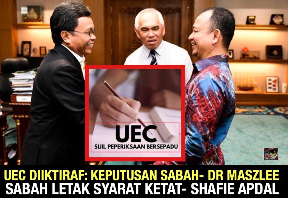 Iktiraf UEC ia keputusan Sabah bukan Kerajaan Pusat kata Dr Maszlee