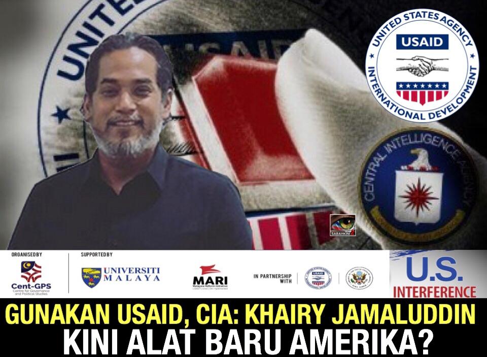 Gunakan USAID, CIA: Khairy Jamaluddin  kini alat baru Amerika?