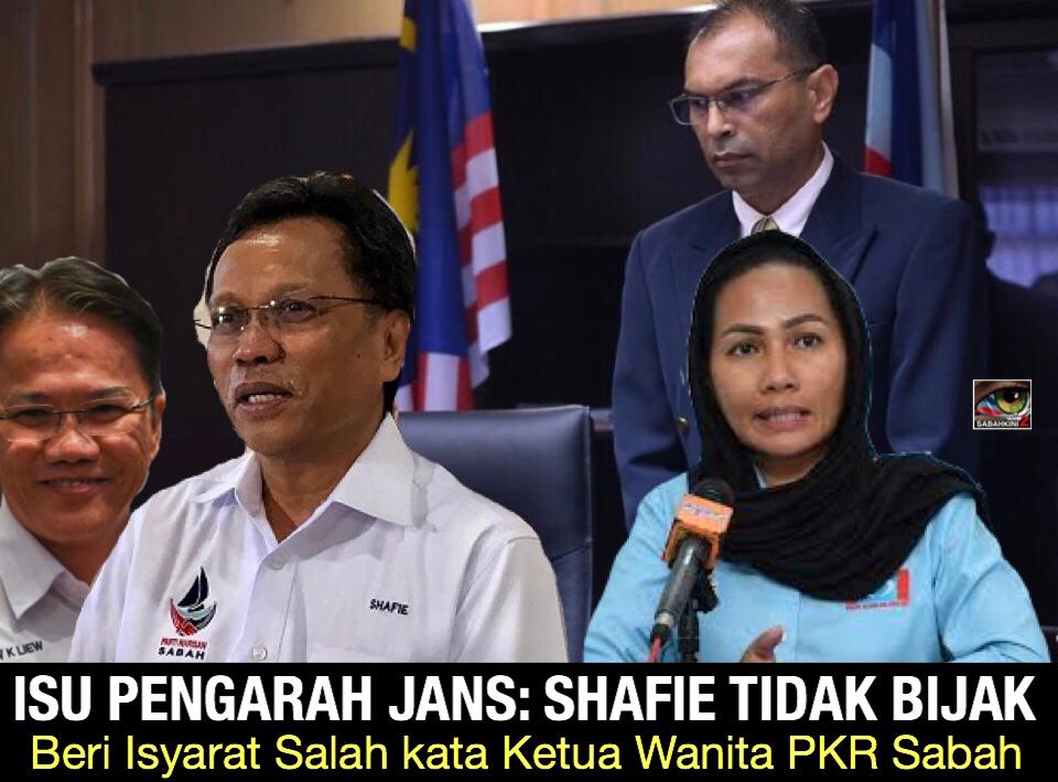 Isu Pengarah Jabatan Air, Shafie tidak bijak beri isyarat salah kata Ketua Wanita PKR Sabah