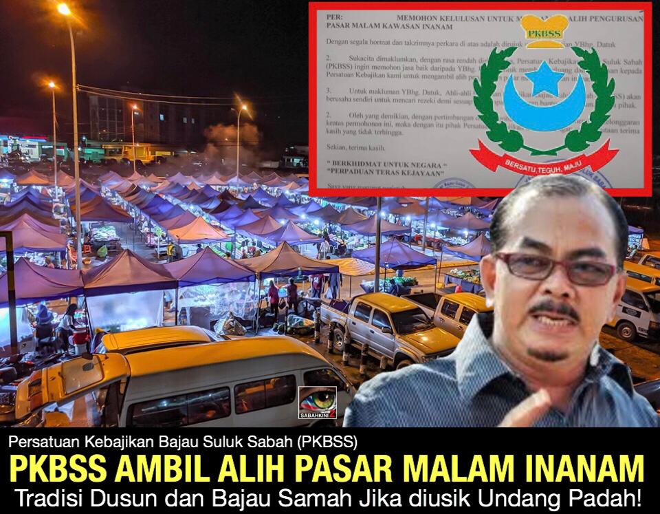 Bajau Suluk ambil alih Pasar Malam Inanam,undang padah jika usik tradisi Dusun dan Bajau Samah