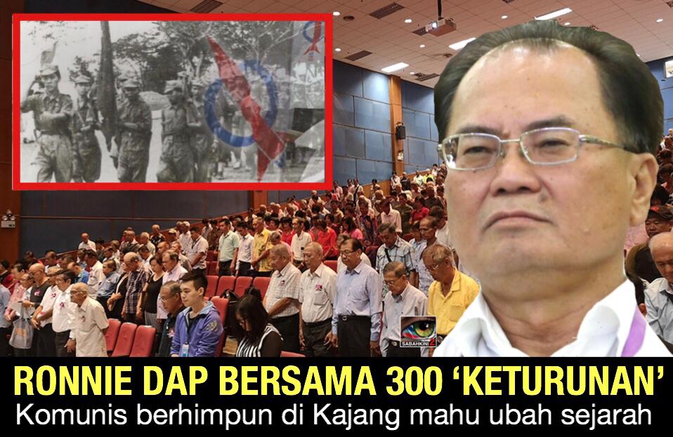Ronnie DAP bersama 300 'keturunan' komunis berhimpun di Kajang mahu ubah sejarah
