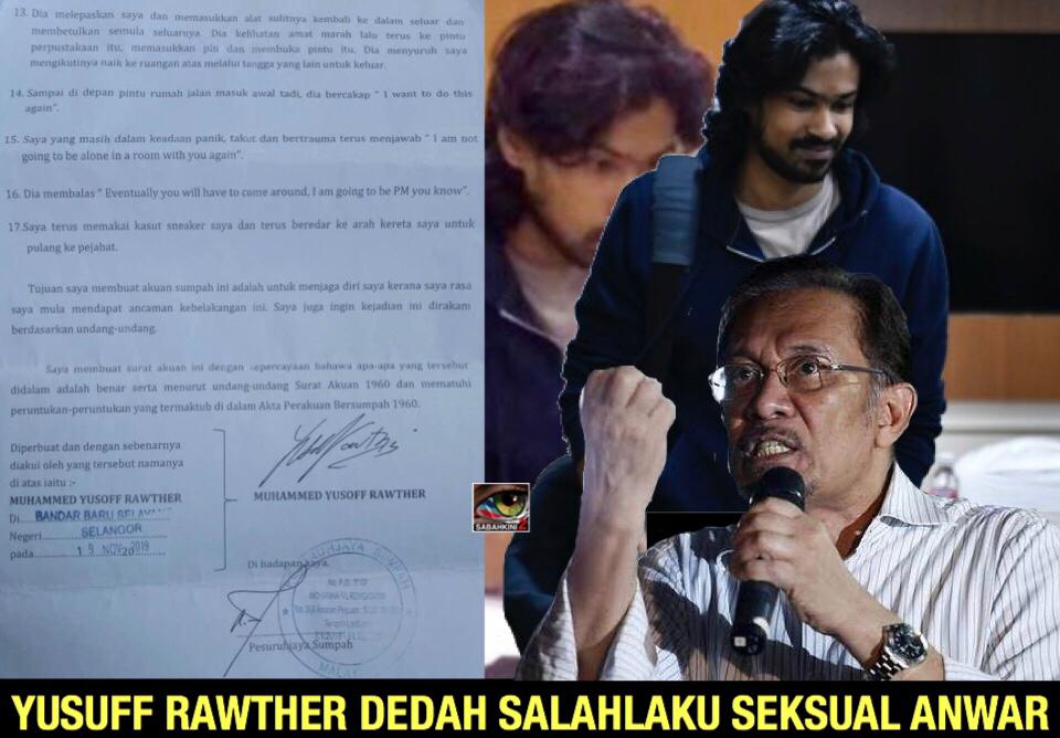 [VIDEO] Yusoff Rawther tuduh Anwar Ibrahim salahlaku seksual, perbuatan keji, tidak bermoral