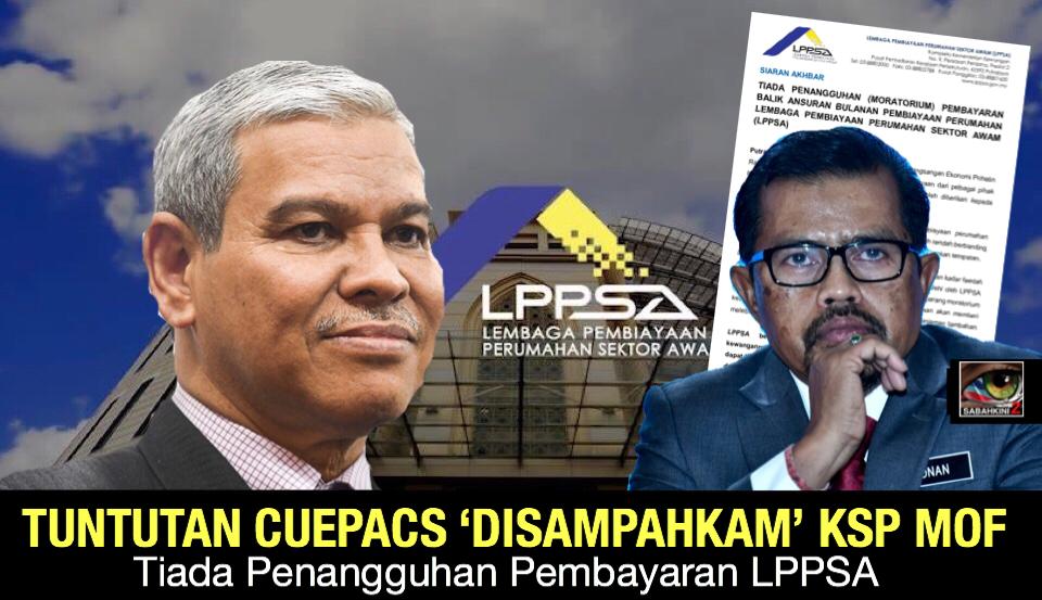 Tuntutan Cuepacs 'disampahkan' KSP MOF, tiada penangguhan pembayaran LPPSA