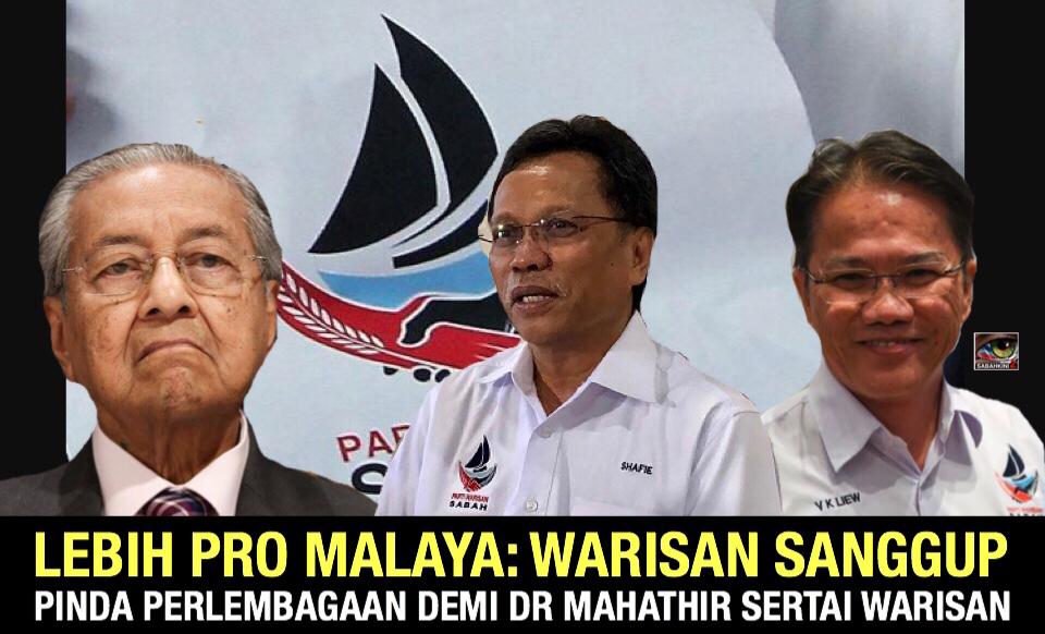 Lebih pro Malaya: Warisan sanggup pinda perlembagaan demi Dr Mahathir sertai Warisan