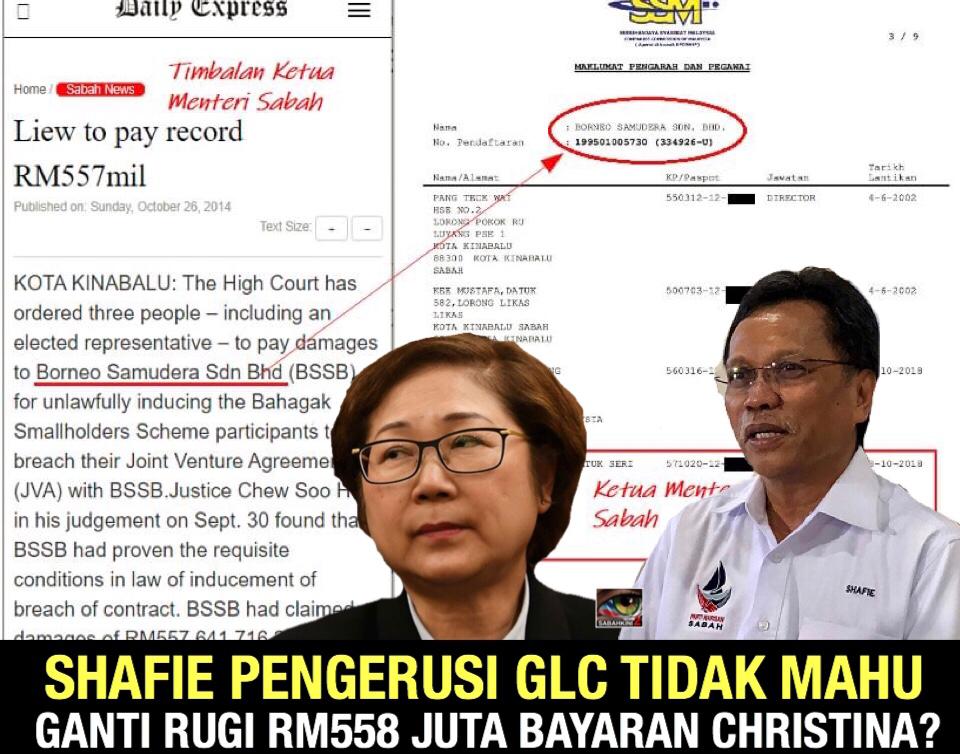 Najib persoal Shafie Pengerusi GLC seperti tidak mahu terima ganti rugi RM558 juta dibayar Christina