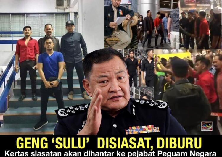 3 Geng 'Sulu' beri keterangan polis, siasatan akan dihantar ke pejabat Peguam Negara