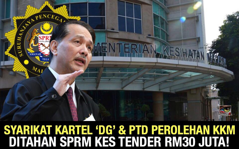 Syarikat 'Dr A' Kartel 'DG' dan PTD perolehan KKM disiasat SPRM kes tender RM30 Juta!