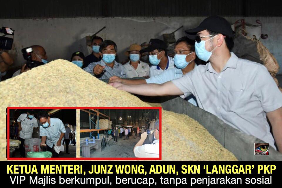 Viral gambar Ketua Menteri, Junz Wong, Adun, SKN ‘langgar’ arahan PKP