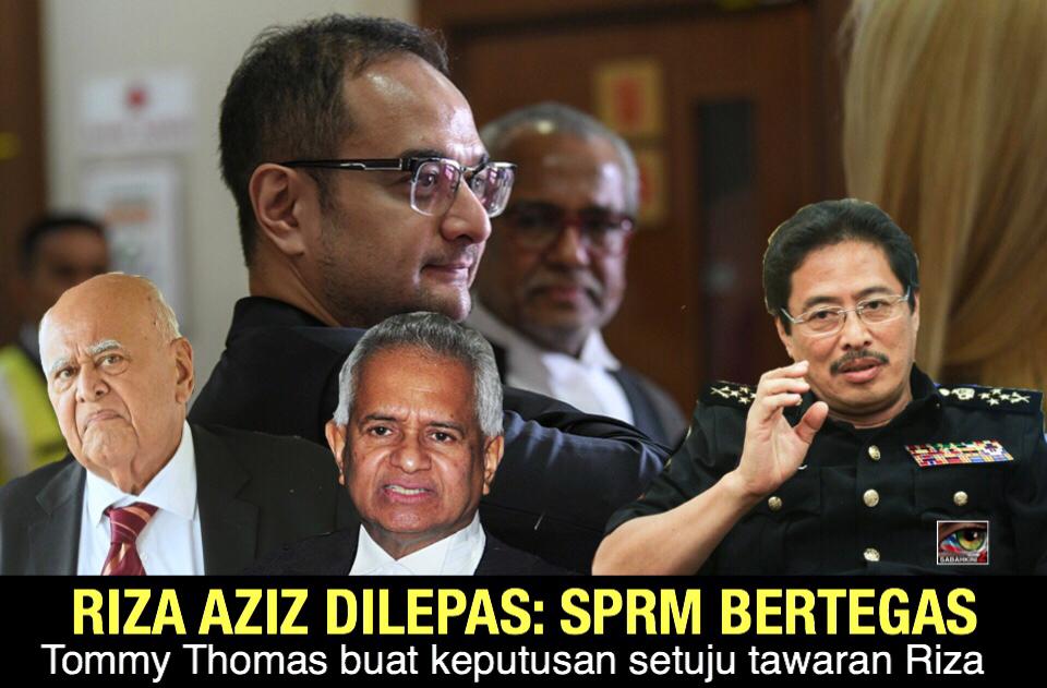 Riza Aziz dilepas: SPRM bertegas Tommy Thomas buat keputusan setuju tawaran Riza