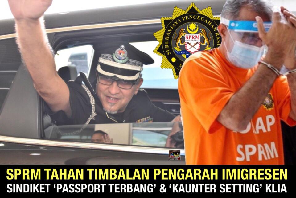SPRM tahan Timbalan Pengarah Imigresen: Sindiket 'Passport Terbang' dan 'Kaunter Setting' KLIA, Siapa lagi?