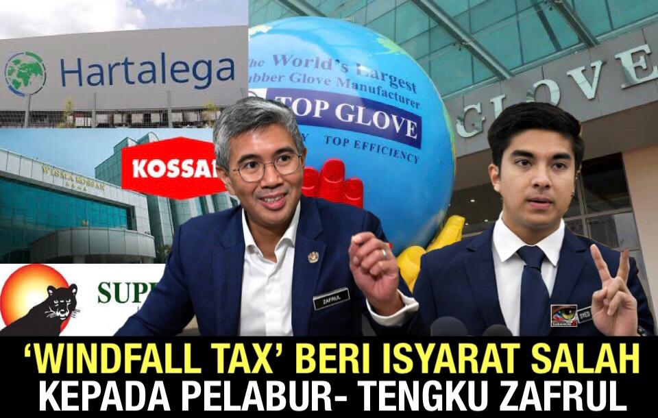  'Windfall Tax' beri isyarat salah kepada pelabur kata Tengku Zafrul