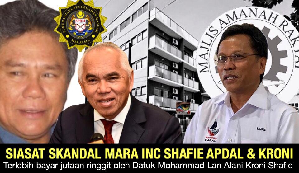 SPRM digesa buka semula skandal terlebih bayar MARA Inc libatkan Shafie Apdal dan kroni 