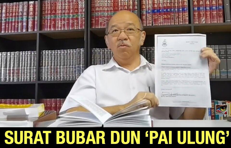 (VIDEO) Yong kata surat Shafie Apdal bubar DUN adalah 'Pai Ulung'