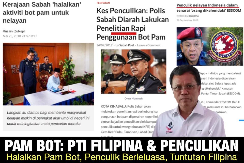 Kerajaan Warisan Halalkan Pam Bot: Punca penculikan, PTI Filipina masuk ke Sabah