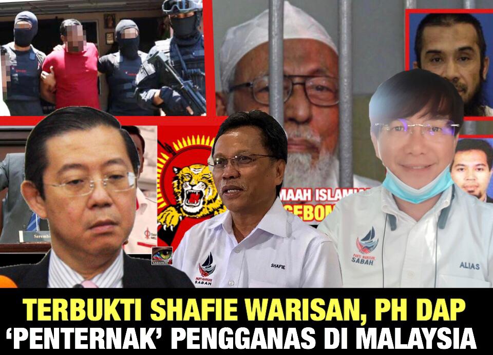 Hipokrasi 3: Terbukti Shafie Warisan, PH DAP 'Penternak' Pengganas di Malaysia!