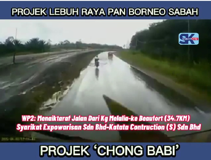 Projek 'Chong Babi' Pan Borneo membahayaka nyawa rakyat