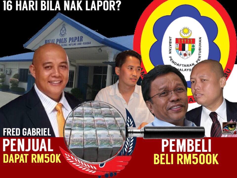 Tiada laporan tak mahu saman kerana RM50 ribu Fred bolot sorang-sorang!