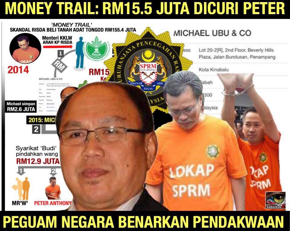 RM15.5 Juta dicuri Peter : Peguam Negara benarkan pendakwaan kes RISDA?