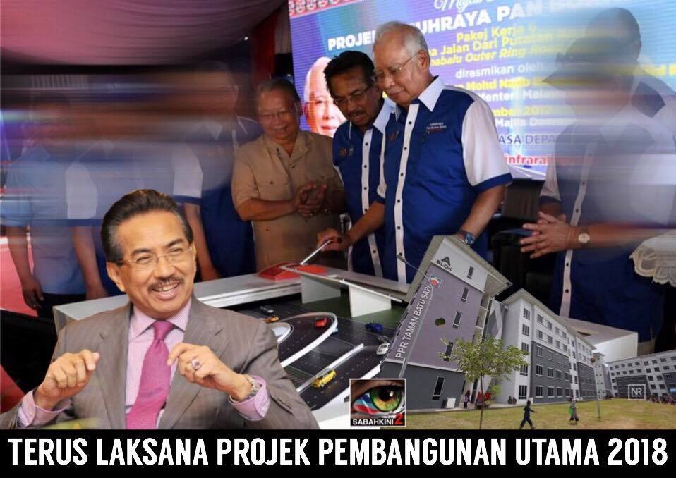 Sabah Terus Laksana Projek Pembangunan Utama Pada 2018