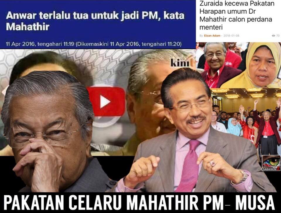Pakatan bercelaru selepas Mahathir diumum PM- Musa Aman 