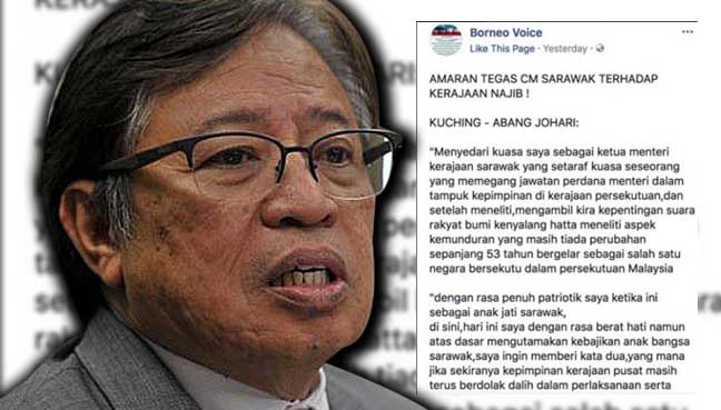 Kenyataan ugutan PALSU KM Sarawak berulang lagi