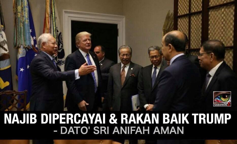 Kepimpinan Najib dipuji Trump- Anifah Aman