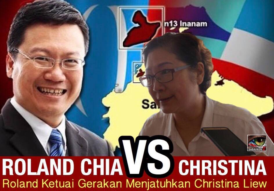 Adun Inanam Roland Chia Ketuai Gerakan Gulingkan Christina Liew