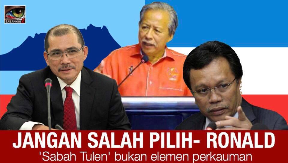 'Sabah Tulen' bukan perkauman ia peringatan jangan salah pilih- Ronald Kiandee