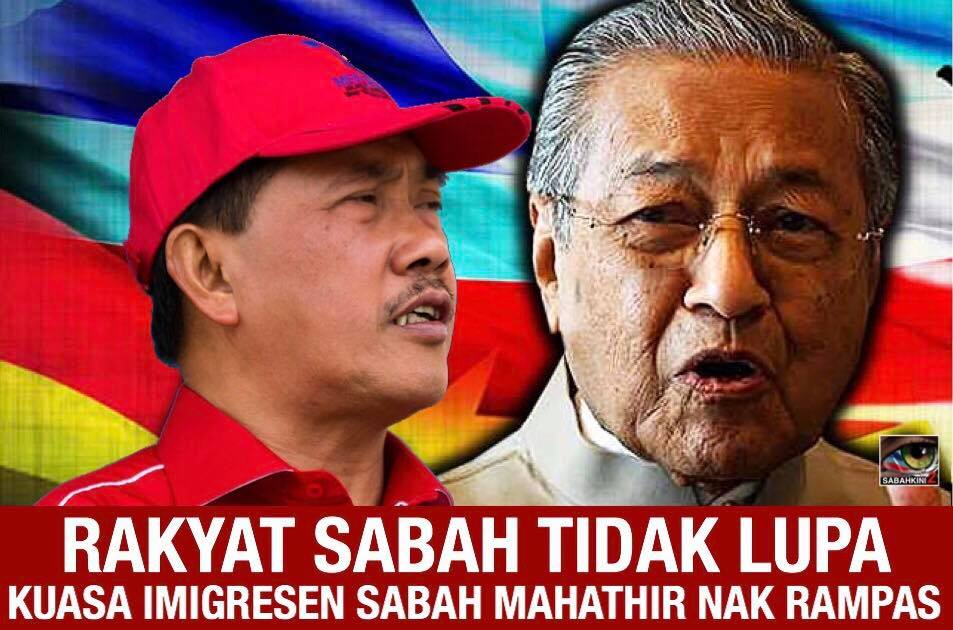Rakyat Sabah tak lupa:Kuasa imigresen Sabah pun Mahathir mahu rampas- Sapawi
