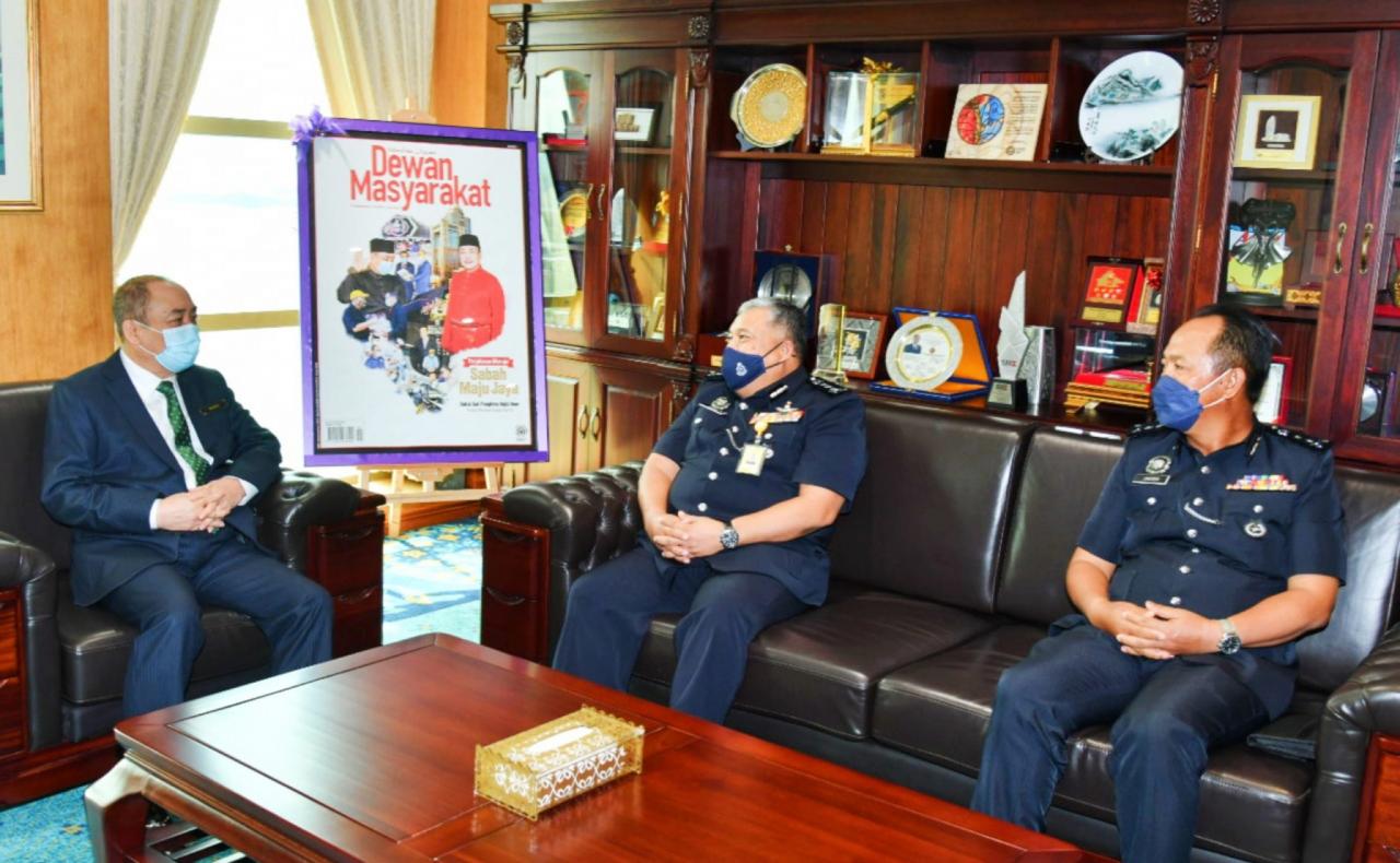 Hajiji terima kunjungan hormat timbalan pesuruhjaya polis Sabah baharu